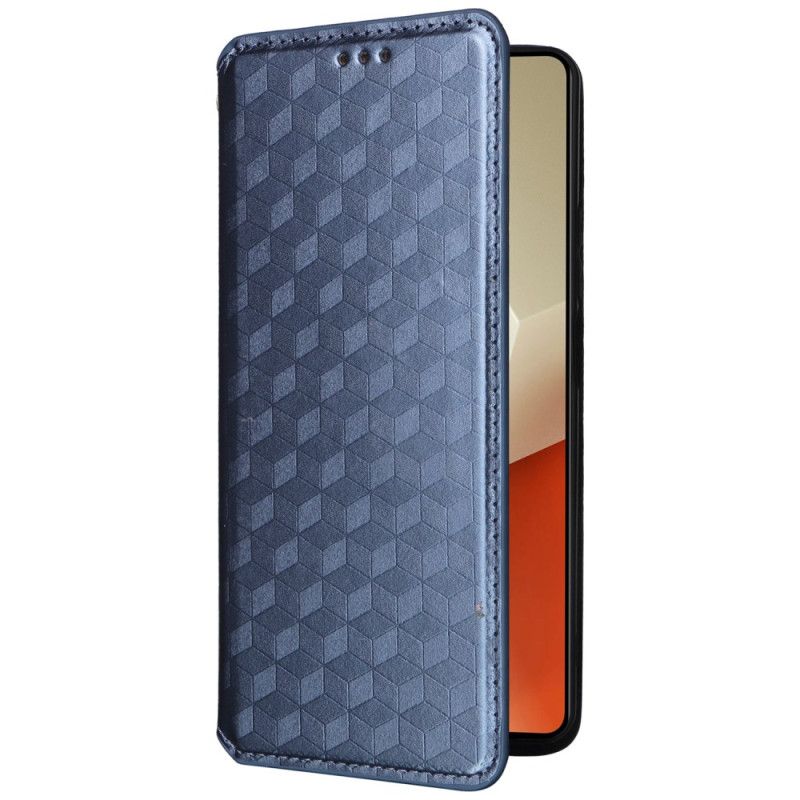 Kožené Pouzdro Xiaomi Redmi Note 13 Pro 5g Kryty Na Mobil 3d Kostky