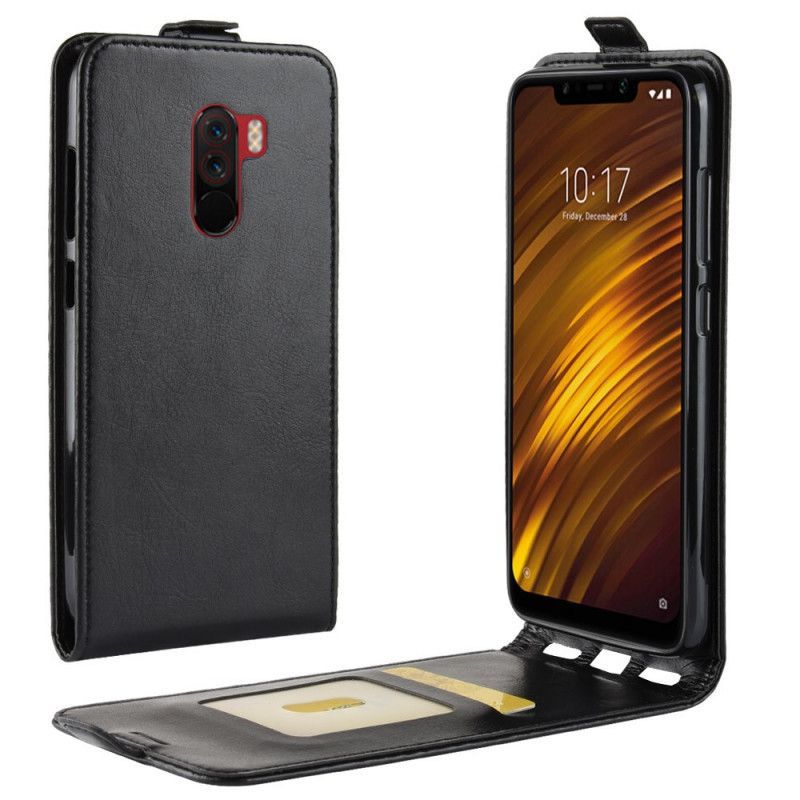 Kožený Efekt Flip Coveru Xiaomi Kožené Pouzdro Pocophone F1