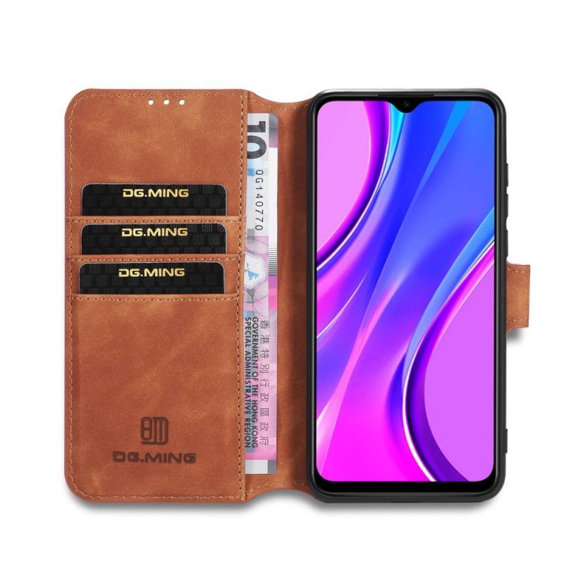 Kožený Kryt Na Xiaomi Redmi 9 Dg.ming Retro