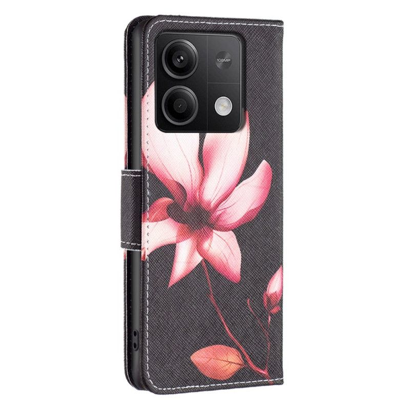 Kožený Kryt Na Xiaomi Redmi Note 13 4g Lotus