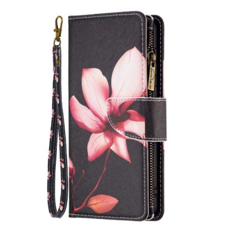 Kožený Kryt Na Xiaomi Redmi Note 13 5g Peněženka Lotus Strap