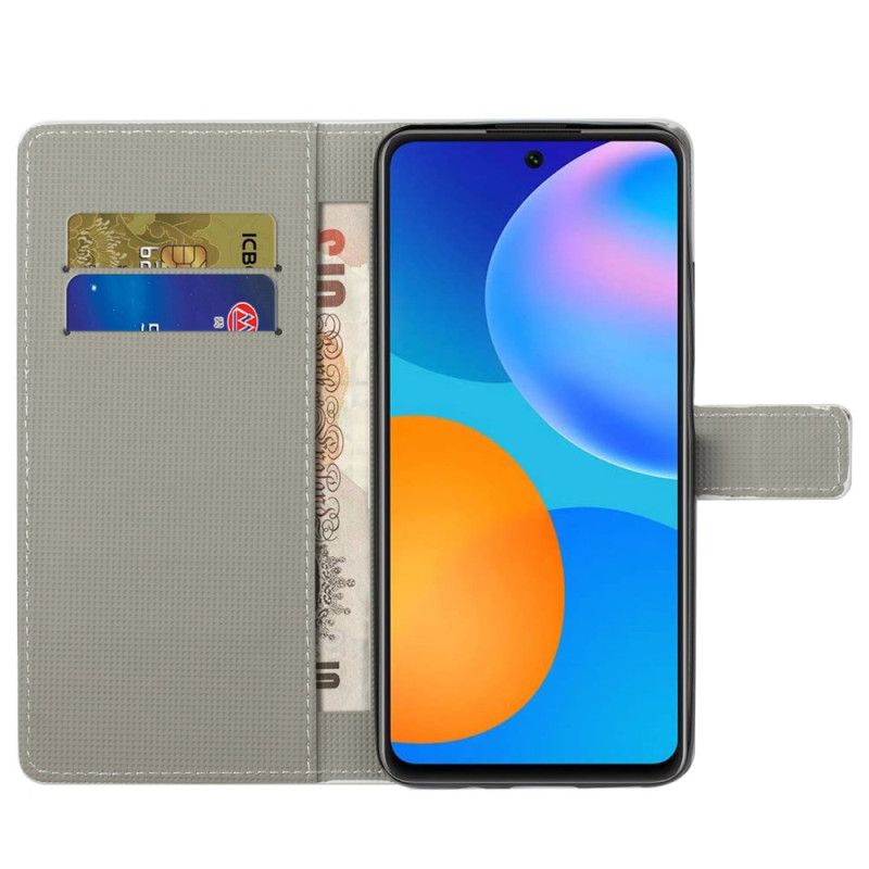 Kožený Kryt Na Xiaomi Redmi Note 13 5g Šumivé Motýly