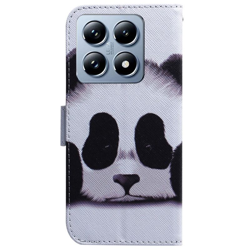 Kožený Kryt Xiaomi 14t Pro Panda