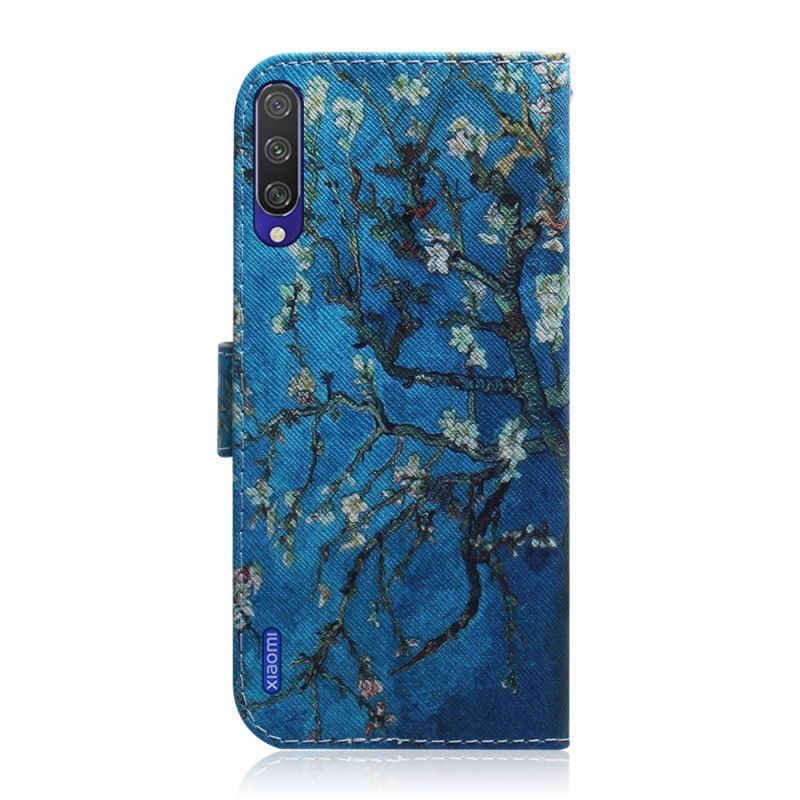 Kožený Kryt Xiaomi Mi 9 Lite Kvetoucí Strom