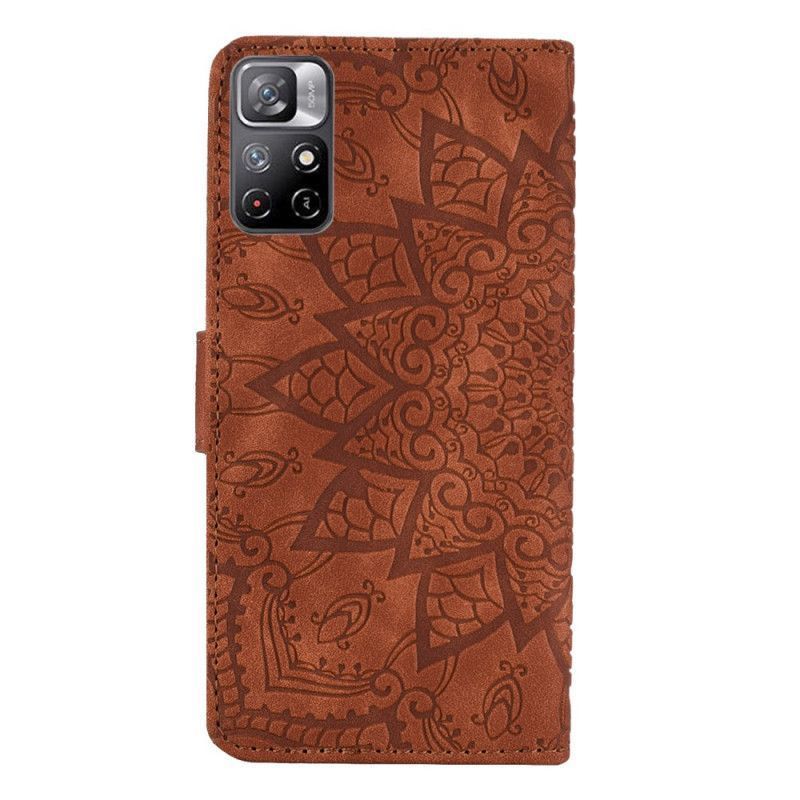 Kožený Kryt Xiaomi Redmi Note 11 / Poco M4 Pro 5g Barokní Mandala