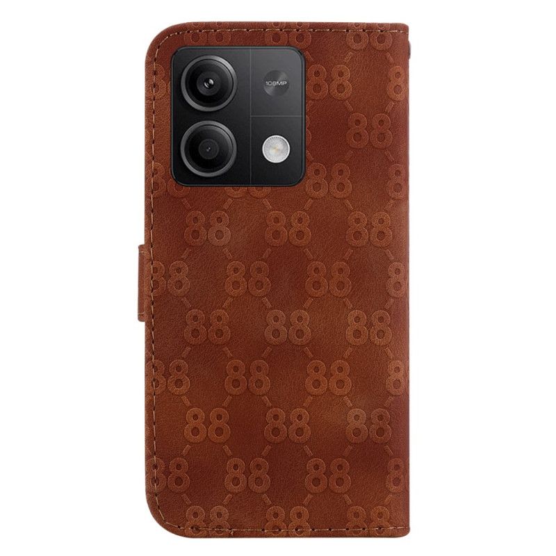 Kožený Kryt Xiaomi Redmi Note 13 5g Design 88 S Popruhem