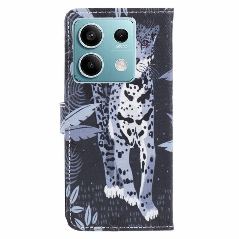 Kožený Kryt Xiaomi Redmi Note 13 5g Leopard S Popruhem