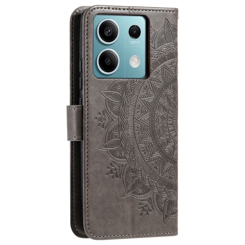 Kožený Kryt Xiaomi Redmi Note 13 5g Mandala Sun