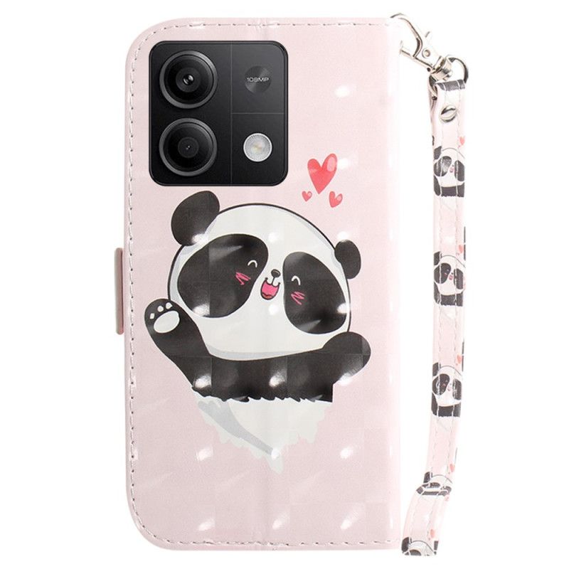 Kožený Kryt Xiaomi Redmi Note 13 5g Panda Love