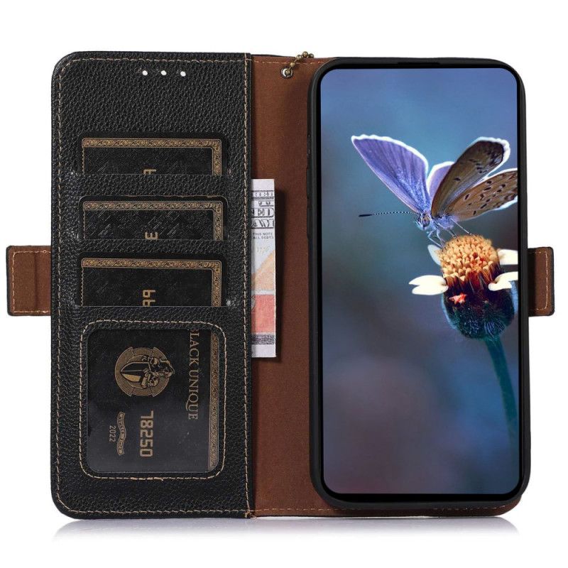 Kožený Kryt Xiaomi Redmi Note 13 Pro 4g Litchi Leather Rfid Technologie