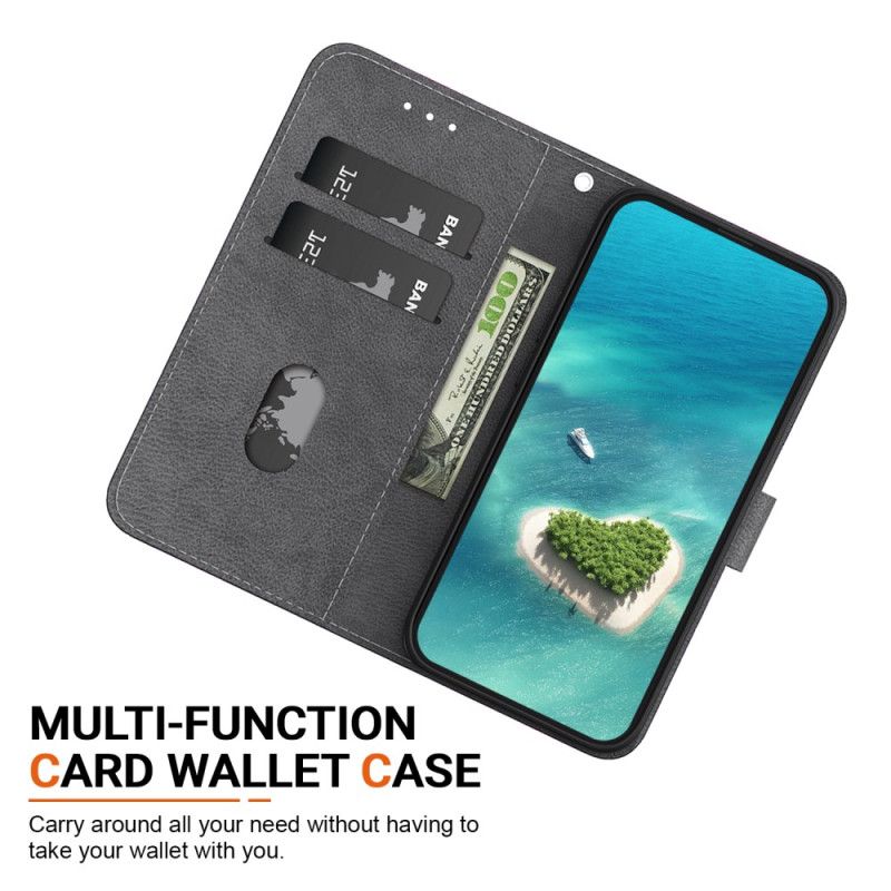 Kožený Kryt Xiaomi Redmi Note 13 Pro Plus 5g Peony Crystal Wallet