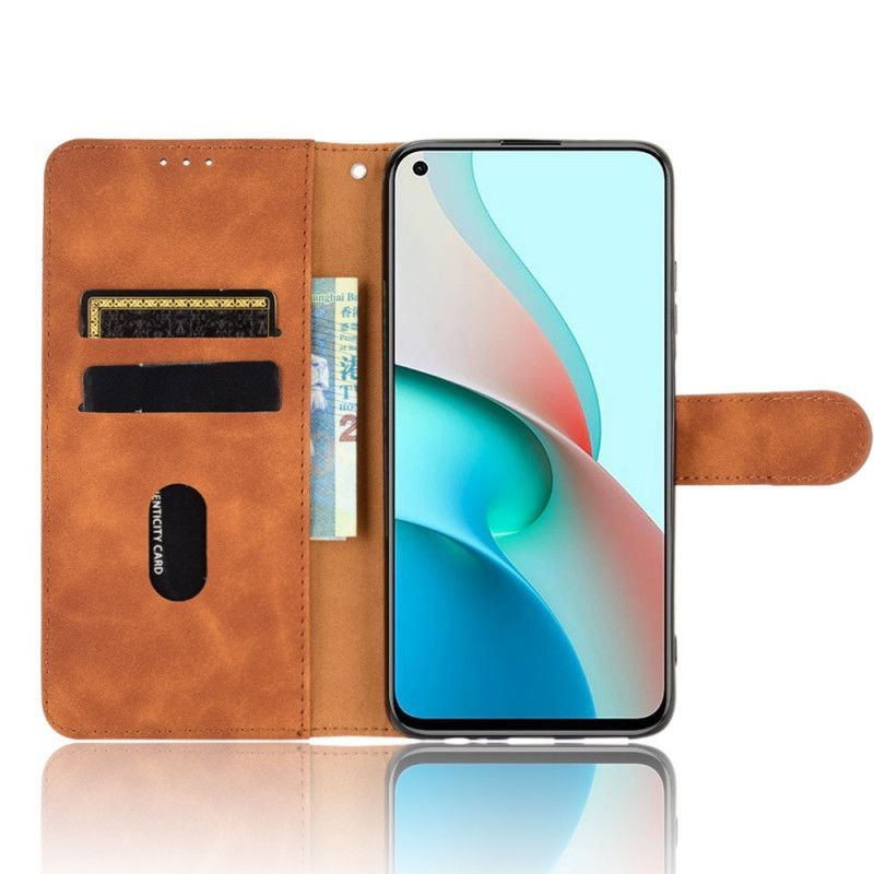 Kožený Kryt Xiaomi Redmi Note 9 5g / Note 9t 5g Dotek Pokožky