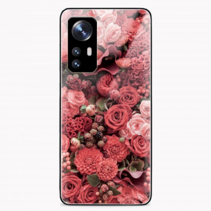 Kryt Na Xiaomi 12 / 12X Tvrzené Sklo Rose Flowers