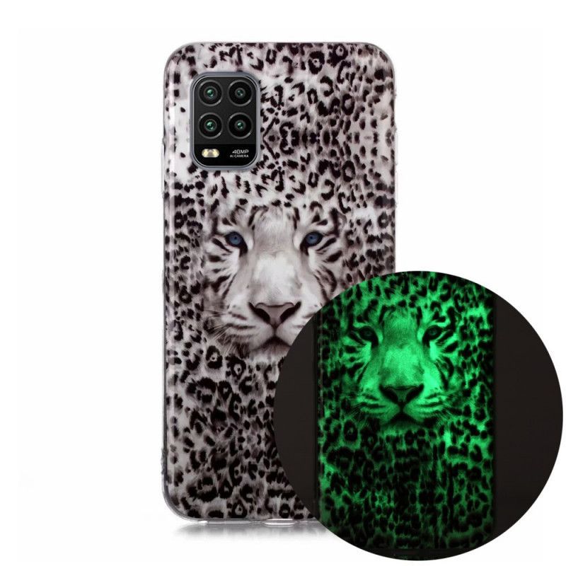 Kryt Na Xiaomi Mi 10 Lite Fluorescenční Leopard