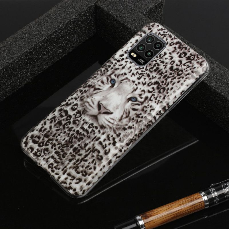 Kryt Na Xiaomi Mi 10 Lite Fluorescenční Leopard