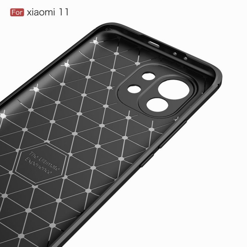 Kryt Na Xiaomi Mi 11 Kartáčované Uhlíkové Vlákno