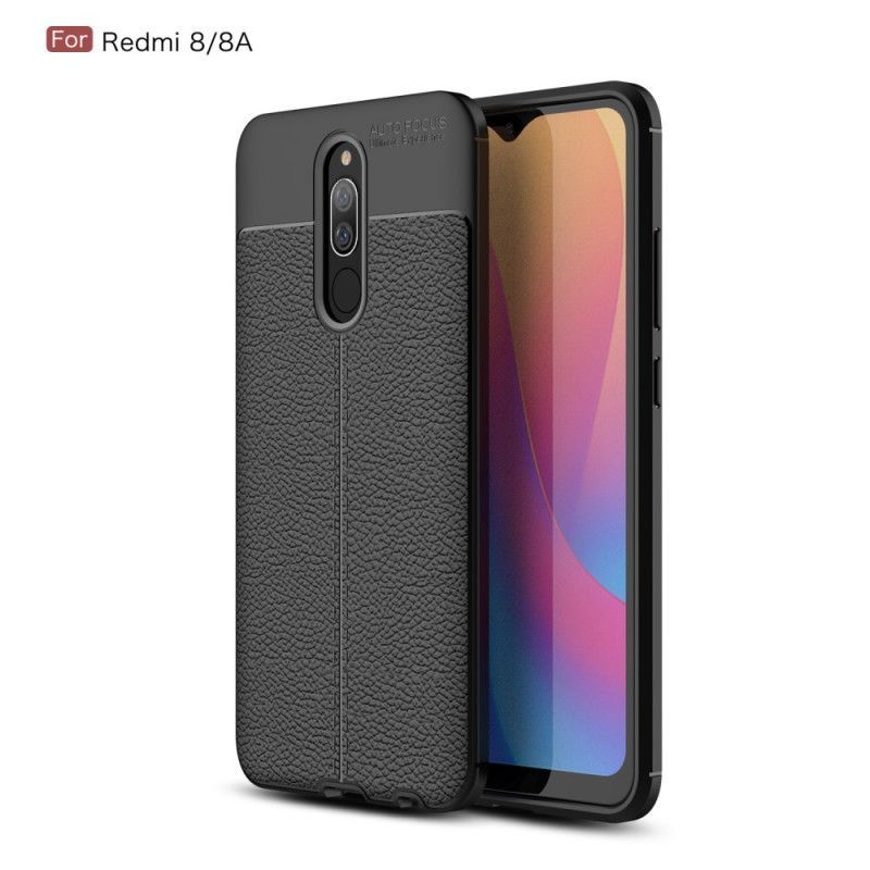 Kryt Na Xiaomi Redmi 8 / Redmi 8a S Dvojitou Linií S Efektem Liči Kůže