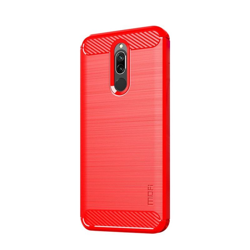 Kryt Na Xiaomi Redmi 8 Mofi Kartáčované Uhlíkové Vlákno