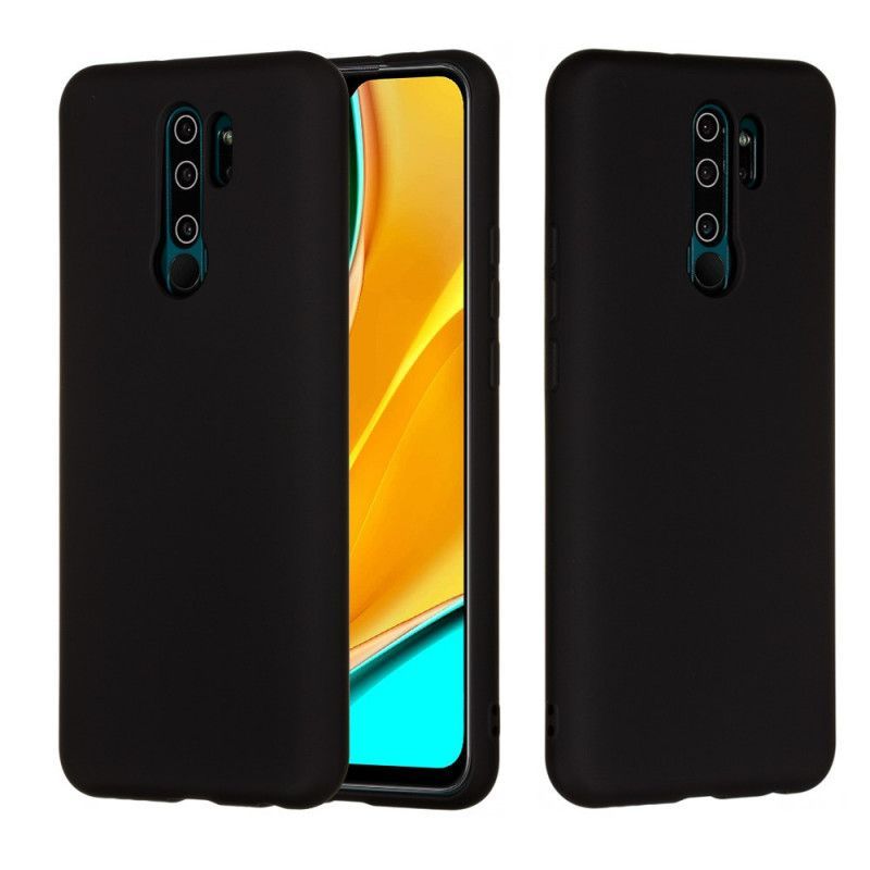 Kryt Na Xiaomi Redmi 9 Tekutý Silikon Se Šňůrkou