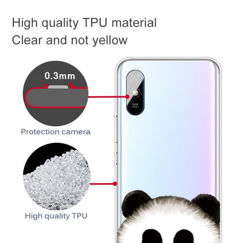 Kryt Na Xiaomi Redmi 9a Průhledná Panda