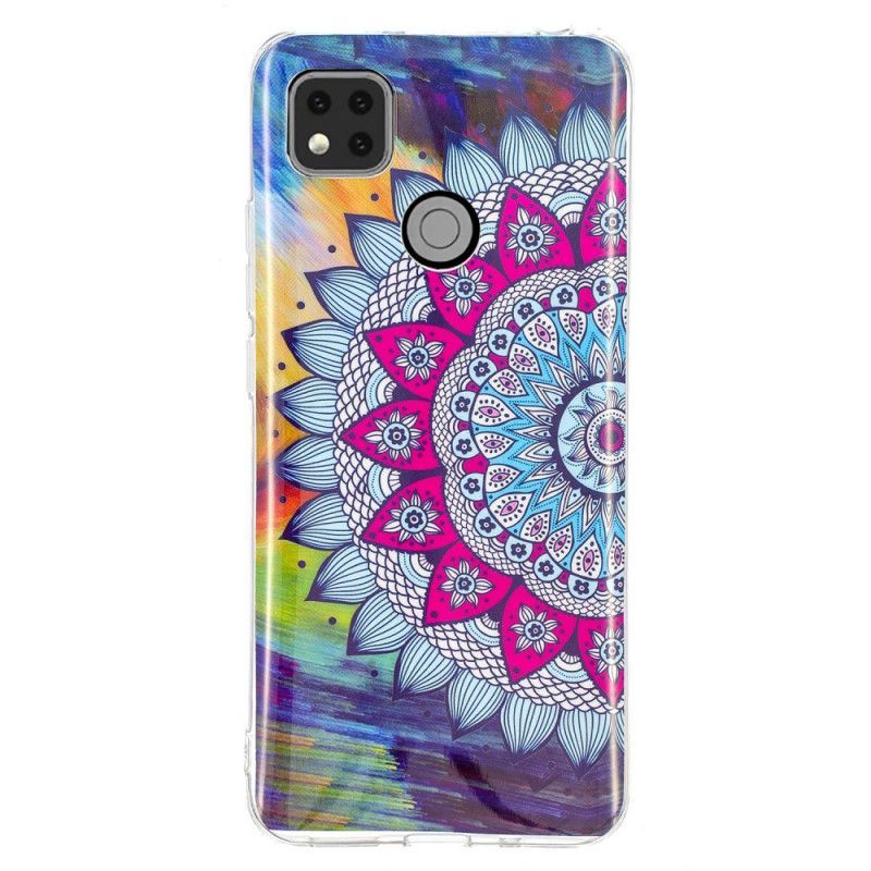 Kryt Na Xiaomi Redmi 9c Fluorescenční Barevná Mandala