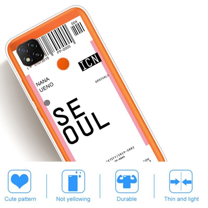 Kryt Na Xiaomi Redmi 9c Palubní Vstupenka Do Soulu