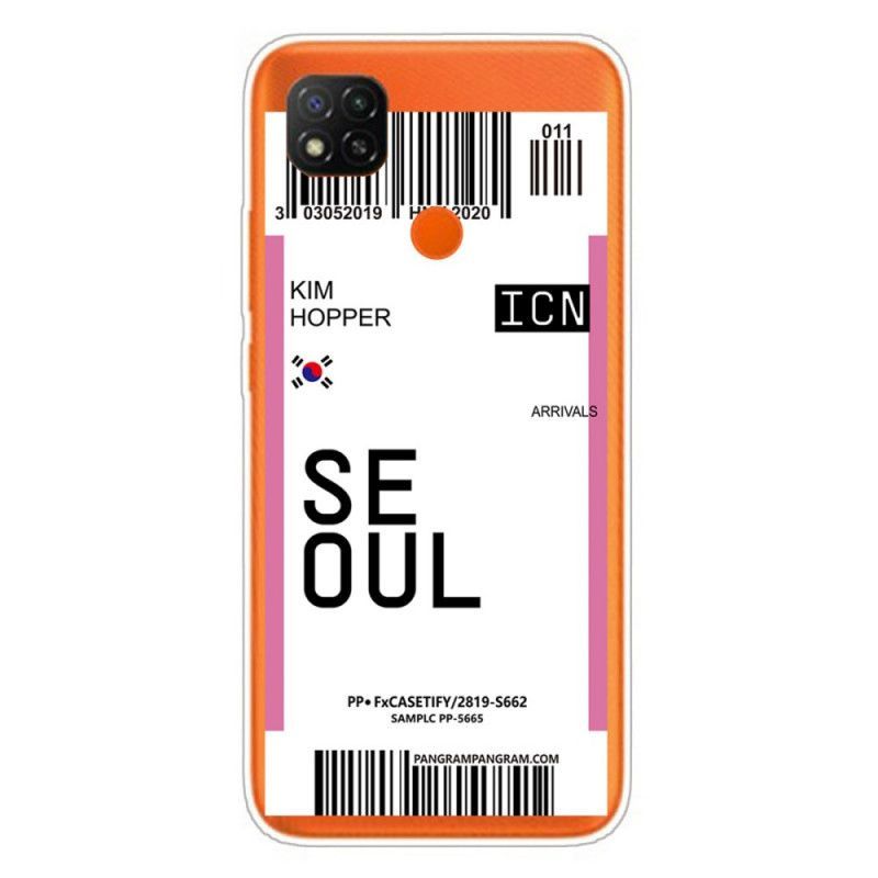 Kryt Na Xiaomi Redmi 9c Palubní Vstupenka Do Soulu