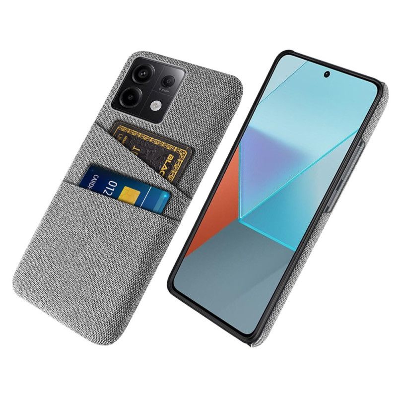 Kryt Na Xiaomi Redmi Note 13 Pro 5g Fabric Double Card Holder