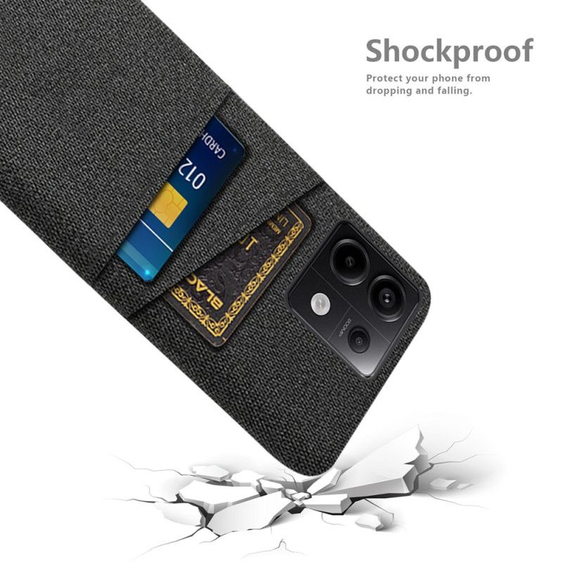 Kryt Na Xiaomi Redmi Note 13 Pro 5g Fabric Double Card Holder