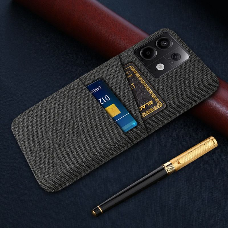 Kryt Na Xiaomi Redmi Note 13 Pro 5g Fabric Double Card Holder