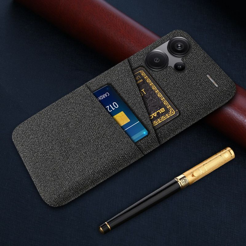 Kryt Na Xiaomi Redmi Note 13 Pro Plus 5g Fabric Card Holder