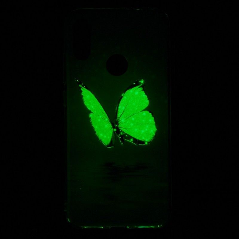 Kryt Na Xiaomi Redmi Note 7 Fluorescenční Modrý Motýl