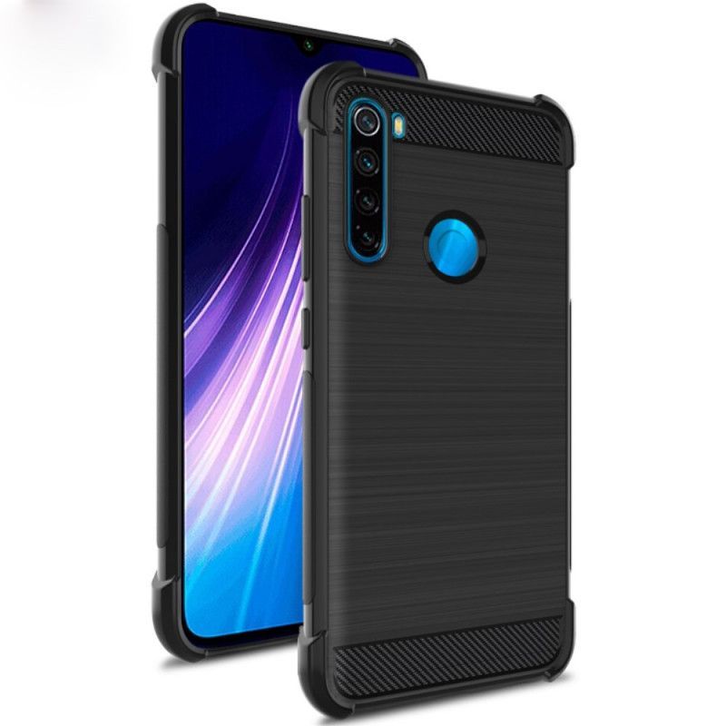 Kryt Na Xiaomi Redmi Note 8 Imak Kartáčované Uhlíkové Vlákno