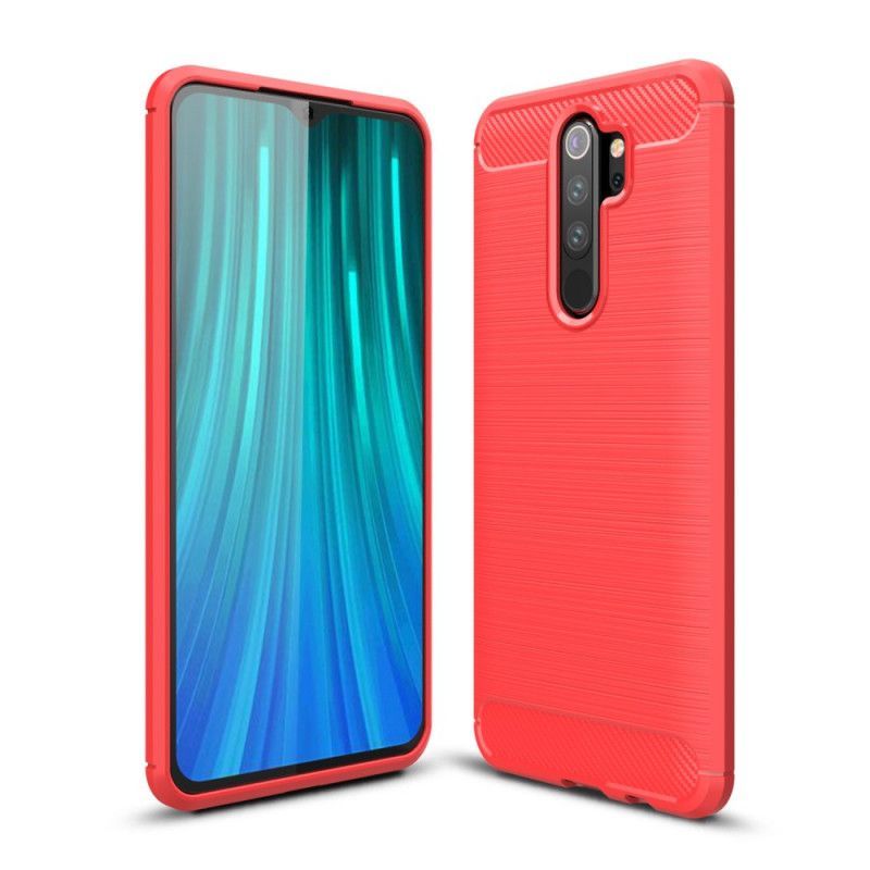 Kryt Na Xiaomi Redmi Note 8 Pro Kartáčované Uhlíkové Vlákno