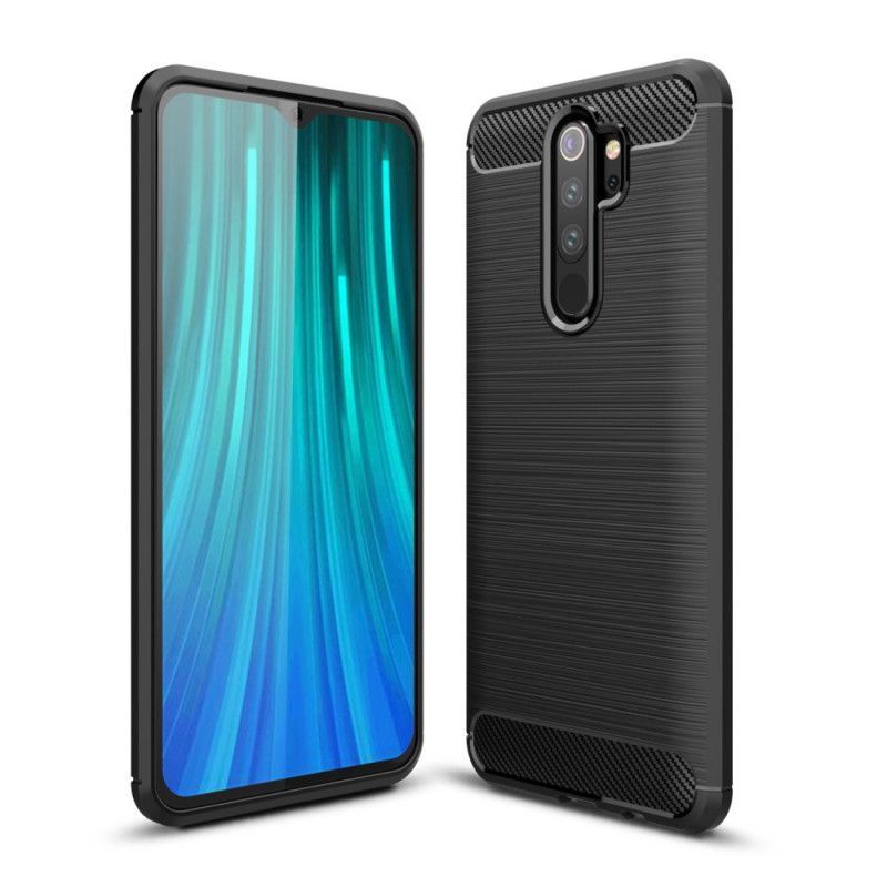 Kryt Na Xiaomi Redmi Note 8 Pro Kartáčované Uhlíkové Vlákno