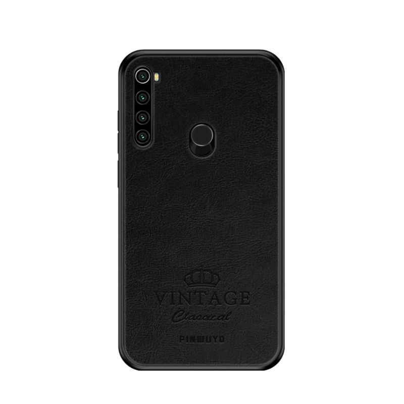 Kryt Na Xiaomi Redmi Note 8t Pinwuyo Vintage Kožený Efekt