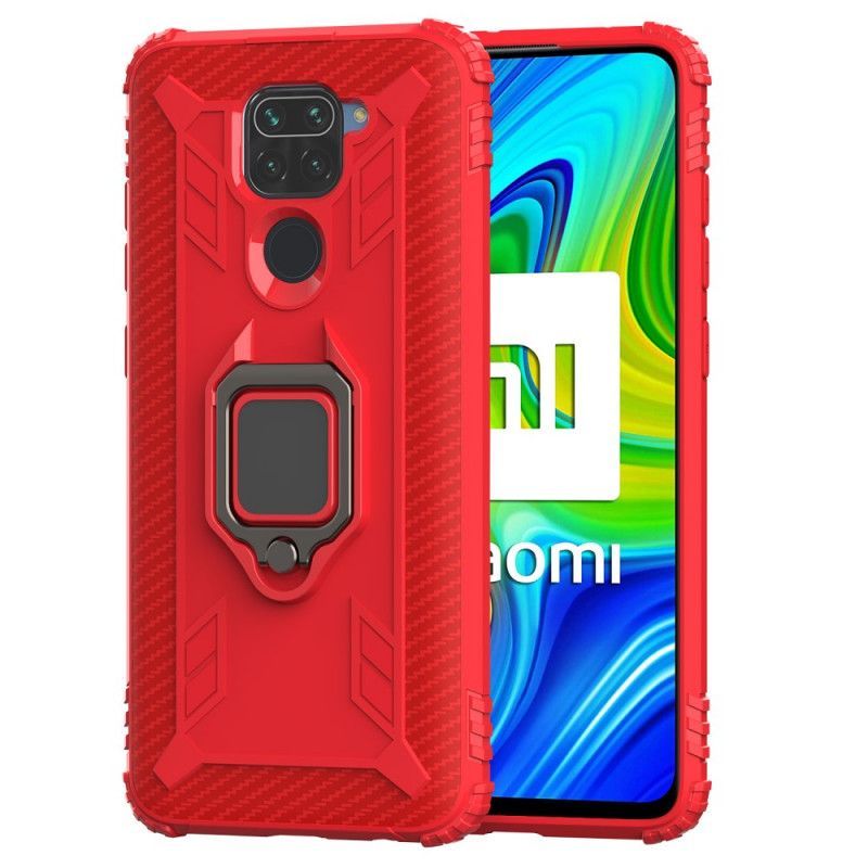 Kryt Na Xiaomi Redmi Note 9 Prsten A Uhlíkové Vlákno