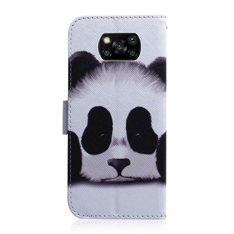 Kryt Xiaomi Flipové Pouzdro Poco X3 Panda Tvář