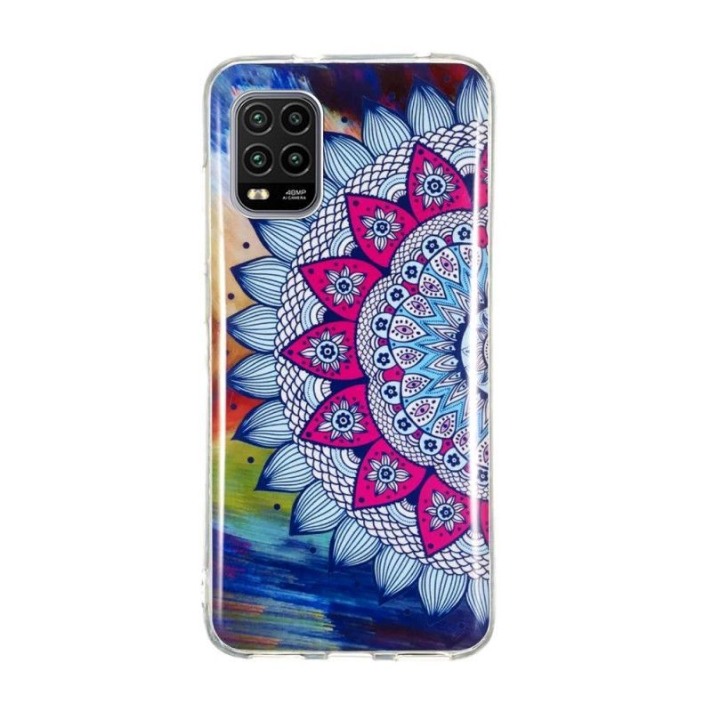 Kryt Xiaomi Mi 10 Lite Fluorescenční Barevná Mandala