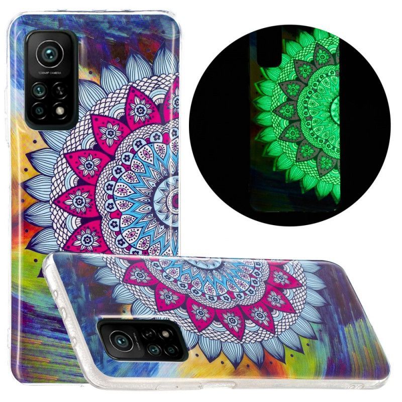 Kryt Xiaomi Mi 10t / 10t Pro Fluorescenční Barevná Mandala