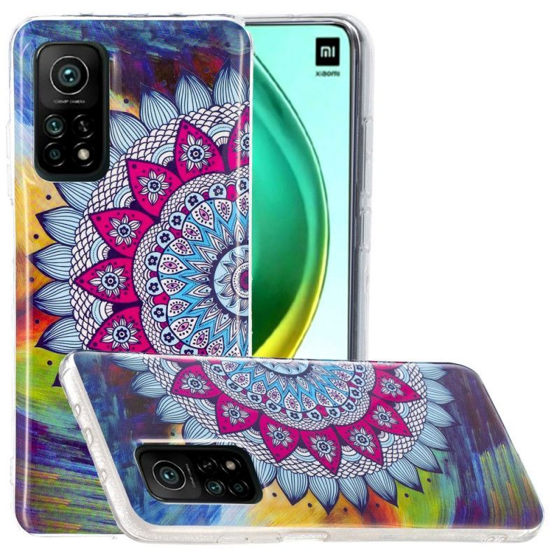 Kryt Xiaomi Mi 10t / 10t Pro Fluorescenční Barevná Mandala