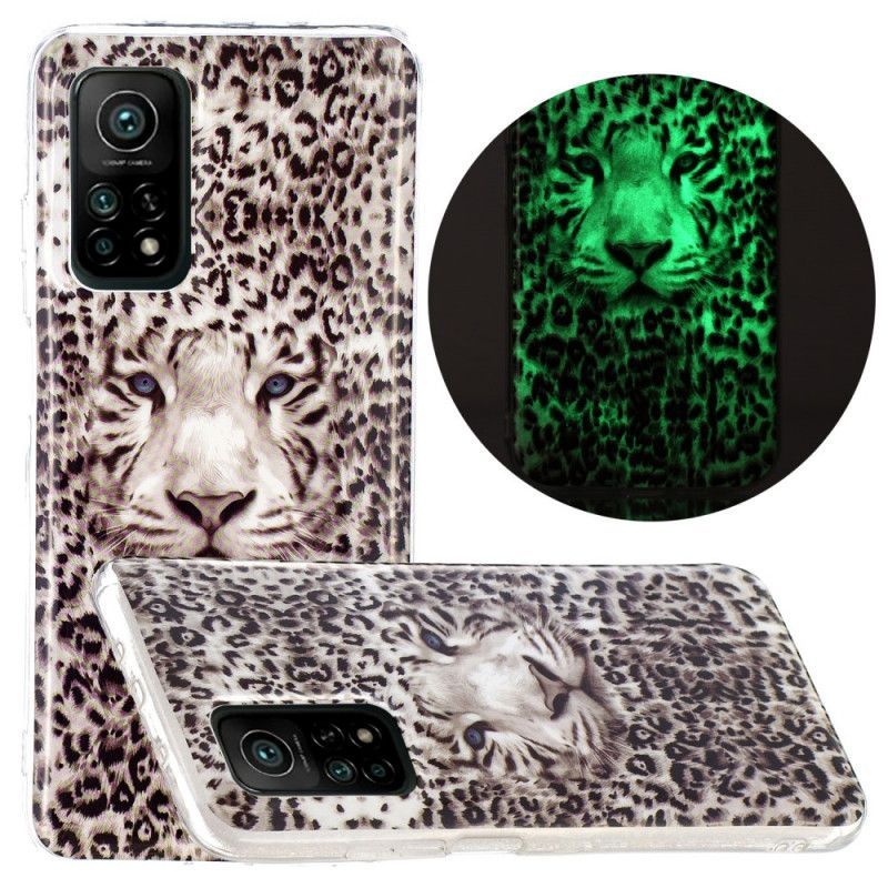 Kryt Xiaomi Mi 10t / 10t Pro Fluorescenční Leopard