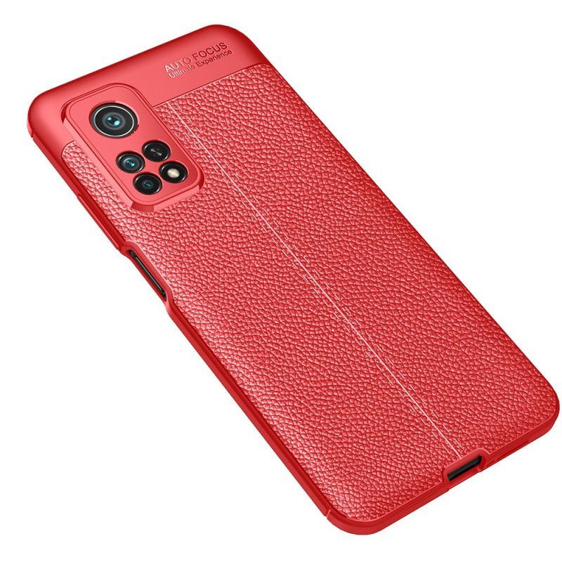 Kryt Xiaomi Mi 10t / 10t Pro Litchi S Dvojitým Koženým Efektem