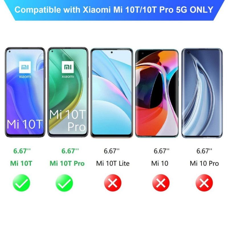 Kryt Xiaomi Mi 10t / 10t Pro Transparentní