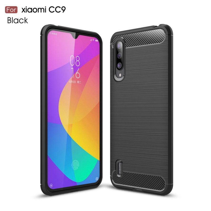 Kryt Xiaomi Mi 9 Lite Kartáčované Uhlíkové Vlákno