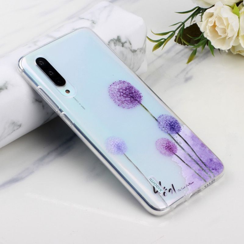 Kryt Xiaomi Mi 9 Lite Průhledné Barevné Pampelišky