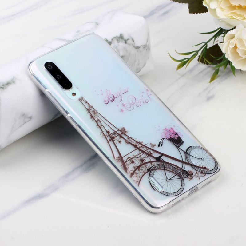 Kryt Xiaomi Mi 9 Lite Transparentní Bonjour Paříž