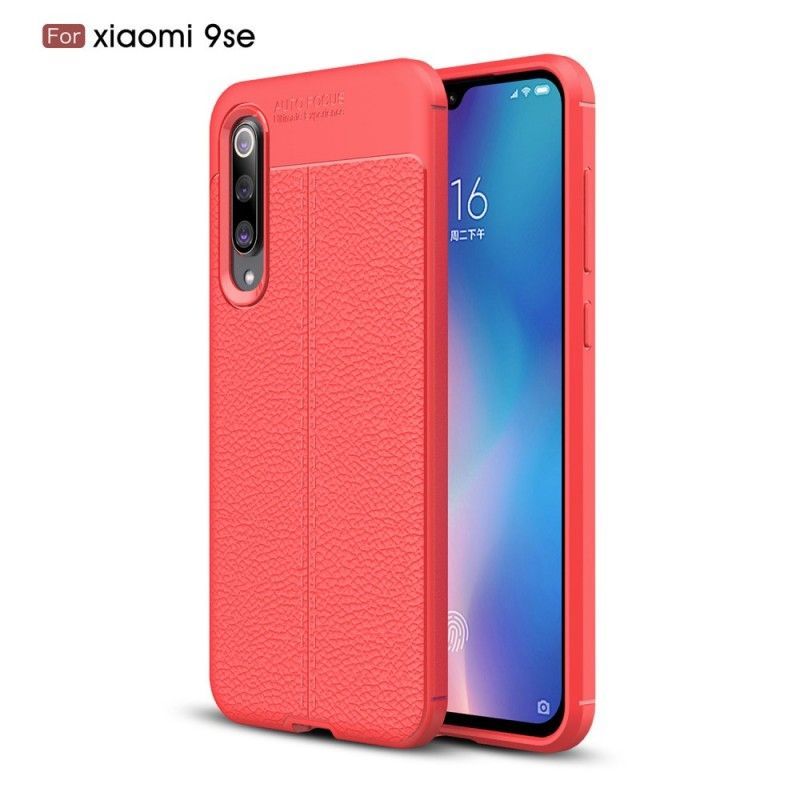 Kryt Xiaomi Mi 9 Se Litchi S Dvojitým Koženým Efektem