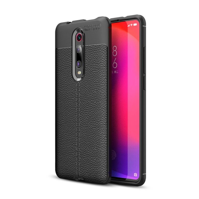 Kryt Xiaomi Mi 9t / Mi 9t Pro Litchi S Dvojitým Koženým Efektem