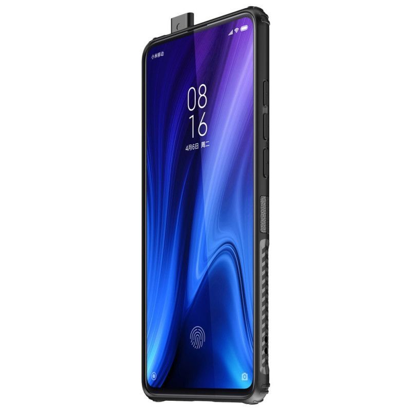 Kryt Xiaomi Mi 9t / Mi 9t Pro Prémiový Prsten Z Kovu A Imitace Kůže